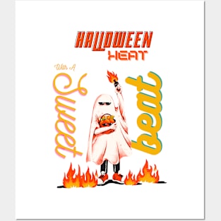 Halloween Heat with a Sweet Beat Posters and Art